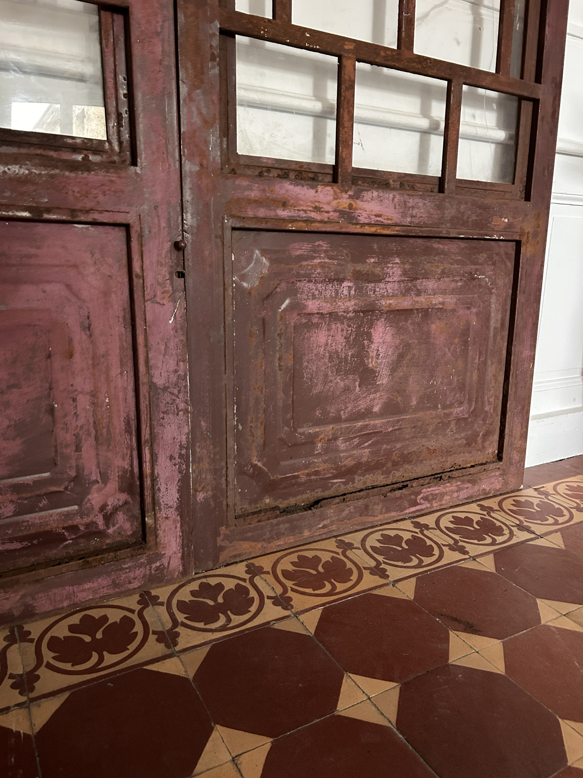 Double porte en métal – fin XIXᵉ / début XXᵉ siècle – Image 4